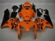 Laranja Preto Kits Carenagem Moto CBR 600RR 05-06 Laranja Preto Kits Carenagem Moto CBR 600RR 05-06