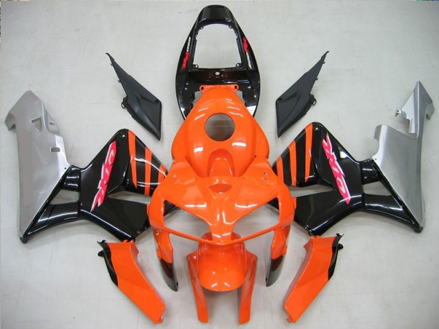 Laranja Preto Moto Plástico CBR 600RR 05-06