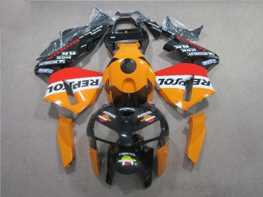 Laranja Preto Repsol Abs Kits Completos Carenagem Moto CBR 600RR 05-06