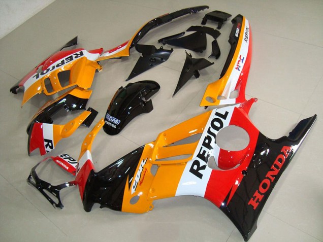 Laranja Preto Repsol Carenagem Moto CBR 600 F3 95-98