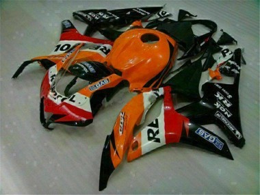 Laranja Preto Repsol Injeção Kit Carenagem CBR 600RR 07-08