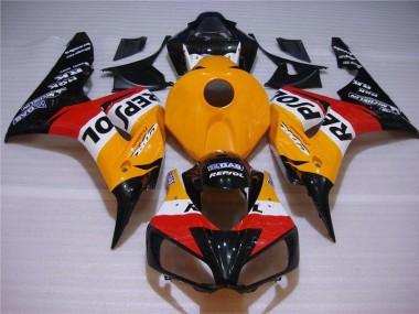 Laranja Preto Repsol Kit Carenagem Moto CBR 1000RR 04-05