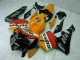 Laranja Preto Repsol Kit Carenagem Moto CBR 600RR 05-06