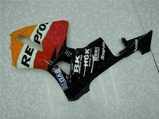 Laranja Preto Repsol Kit Carenagem Moto CBR 600RR 05-06