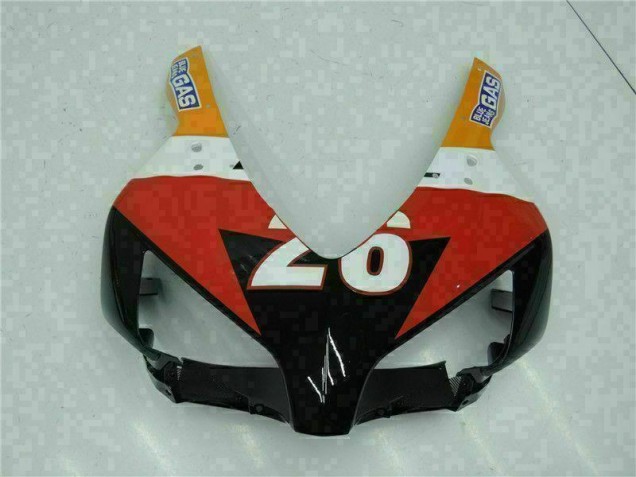 Laranja Preto Repsol Kit Completo Carenagem Moto CBR 1000RR 04-05