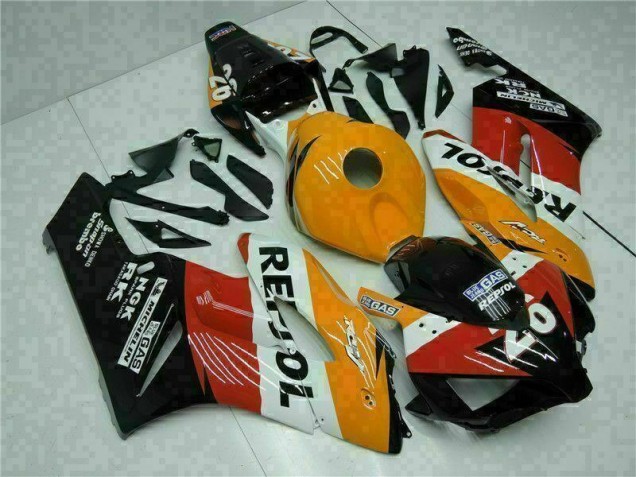 Laranja Preto Repsol Kit Completo Carenagem Moto CBR 1000RR 04-05