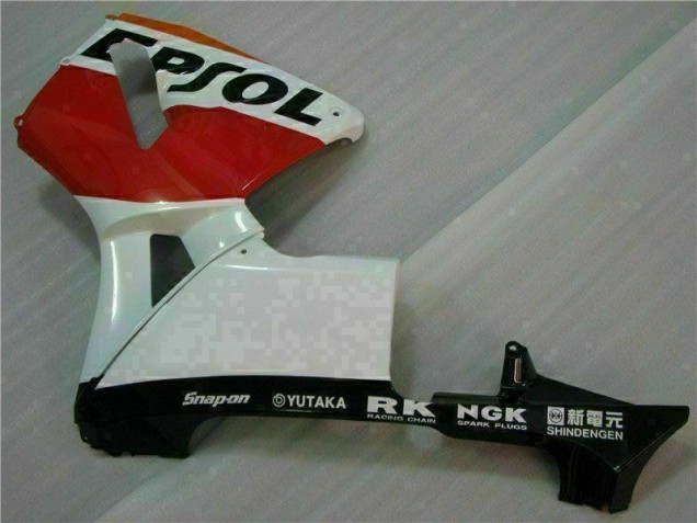 Laranja Preto Repsol Kit Completo Carenagem Moto CBR 600RR 05-06