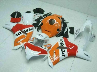 Laranja Repsol Abs Kit Completos Carenagem Moto CBR 1000RR 08-11