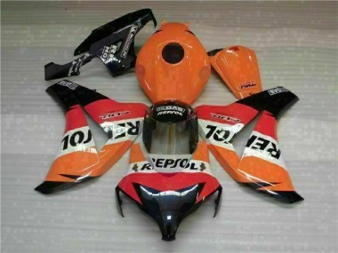 Laranja Repsol Abs Motocicleta Plásticos CBR 1000RR 08-11