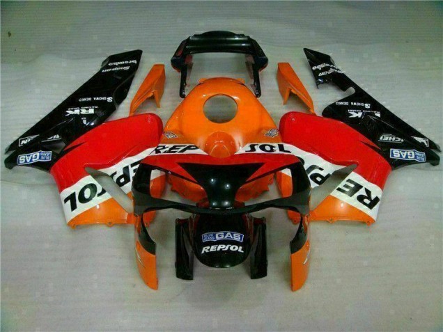 Laranja Repsol Carenagem Moto CBR 600RR 03-04 Laranja Repsol Carenagem Moto CBR 600RR 03-04