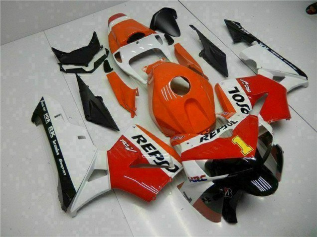 Laranja Repsol Carenagem Moto CBR 600RR 05-06 Laranja Repsol Carenagem Moto CBR 600RR 05-06