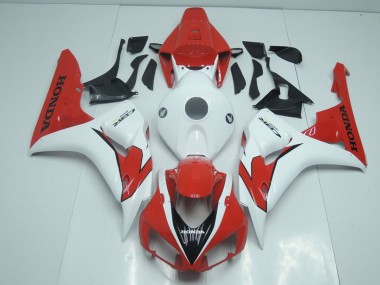 Laranja Vermelho & Branco Carenagem Moto CBR 1000RR 06-07