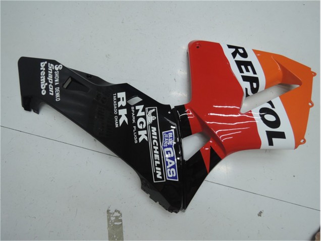 Laranja Vermelho Preto Repsol Carenagem Moto CBR 600RR 03-04