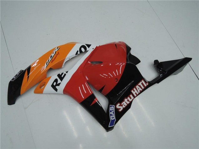 Laranja Vermelho Preto Repsol Carenagem Moto CBR 600RR 09-12