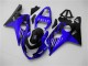 Carenagens Moto Suzuki GSXR 600/750 2004-2005 - Azul Preto Brilhante