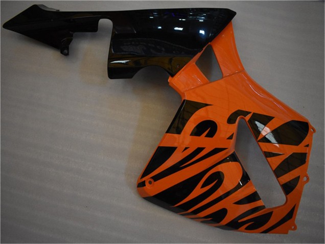 Carenagem Moto Honda CBR600RR 2005-2006 - Laranja Preto Chama