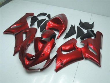 Carenagens Moto Kawasaki ZX6R 2005-2006 - Doce Vermelho