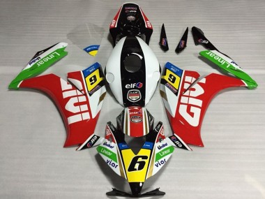 Carenagens Moto Honda CBR1000RR 2012-2016 - Branco Vermelho Amarelo Verde Givi 6