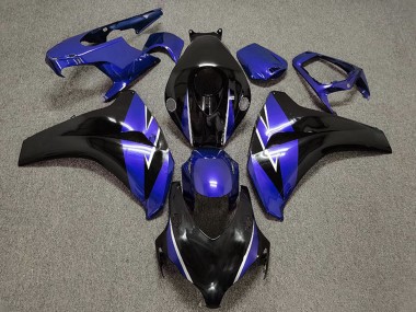 Carenagem Moto Honda CBR1000RR 2008-2011 - Azul Preto Brilhante