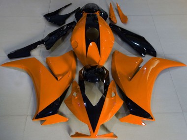 Carenagens Moto Honda CBR1000RR 2012-2016 - Laranja Preto Brilhante