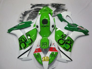 Carenagens Moto Honda CBR1000RR 2012-2016 - Branco Verde Vermelho Go Fun