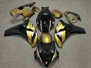Carenagem Moto Honda CBR1000RR 2008-2011 - Ouro Preto Brilhante