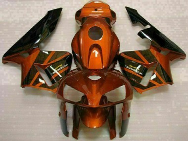 Kits Carenagem Moto Honda CBR600RR 2005-2006 - Laranja Preto