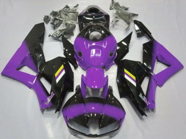 Carenagens Moto Honda CBR600RR 2013-2023 - Roxo Preto Brilhante Branco Amarelo