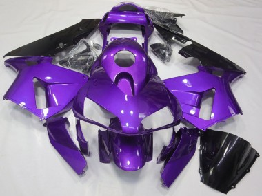 Carenagem Moto Honda CBR600RR 2003-2004 - Roxo Preto Brilhante