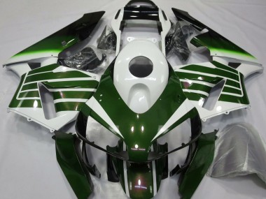 Carenagens Moto Honda CBR600RR 2003-2004 - Branco Verde Fade