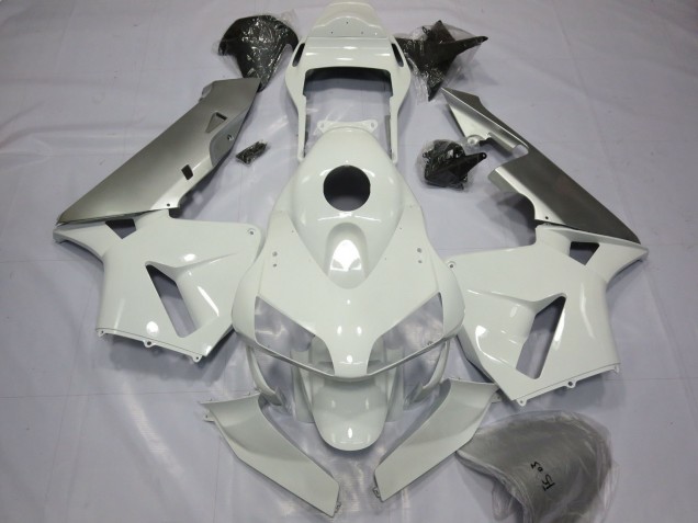 Carenagens Moto Honda CBR600RR 2003-2004 - Prata Branco
