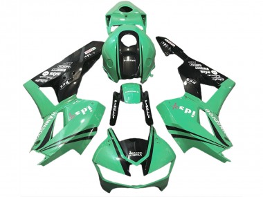 Carenagens Moto Honda CBR600RR 2013-2023 - Verde Preto Brilhante