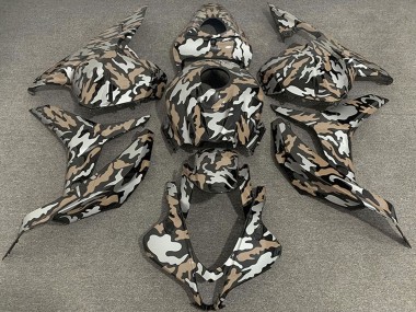 Carenagens Moto Honda CBR600RR 2009-2012 - Tan Prata Camouflage