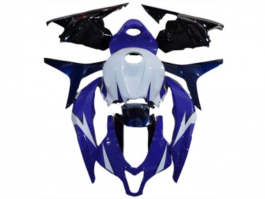 Carenagens Moto Honda CBR600RR 2009-2012 - Branco Azul Preto Brilhante