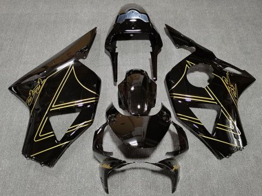 Carenagens Moto Honda CBR954RR 2002-2003 - Preto Brilhante Ouro