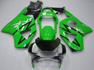 Carenagem Moto Honda CBR954RR 2002-2003 - Verde Preto Brilhante
