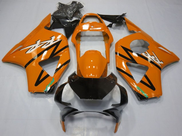 Carenagens Moto Honda CBR954RR 2002-2003 - Laranja Preto Brilhante