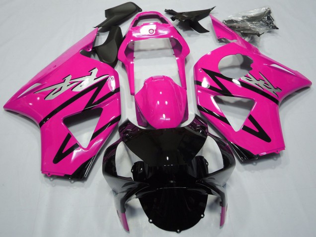 Carenagem Moto Honda CBR954RR 2002-2003 - Rosa Preto Brilhante
