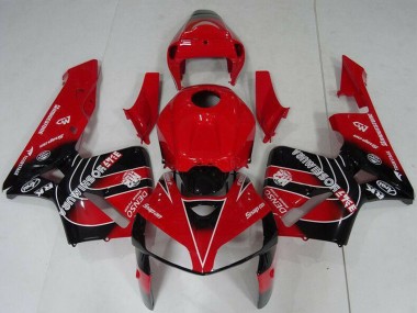 Kit Carenagens Moto Honda CBR600RR 2005-2006 - Vermelho Preto
