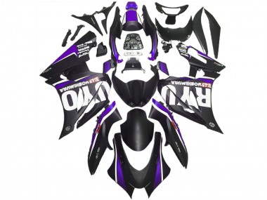 Carenagens Moto Suzuki GSXR 1000 2017-2024 - Preto Fosco Roxo