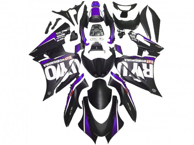 Carenagens Moto Suzuki GSXR 1000 2017-2024 - Preto Fosco Roxo
