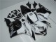 Carenagem Moto Honda CBR600RR 2009-2012 - Branco Preto Brilhante Repsol