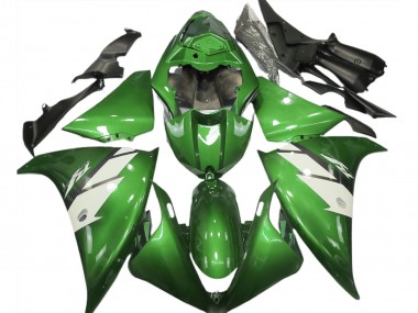 Carenagens Moto Yamaha R1 2012-2014 - Verde Branco