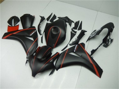 Carenagens Moto Honda CBR1000RR 2008-2011 - Preto Fosco Vermelho
