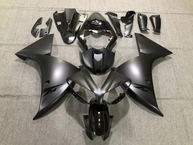 Carenagens Moto Yamaha R1 2012-2014 - Preto Brilhante Preto Fosco