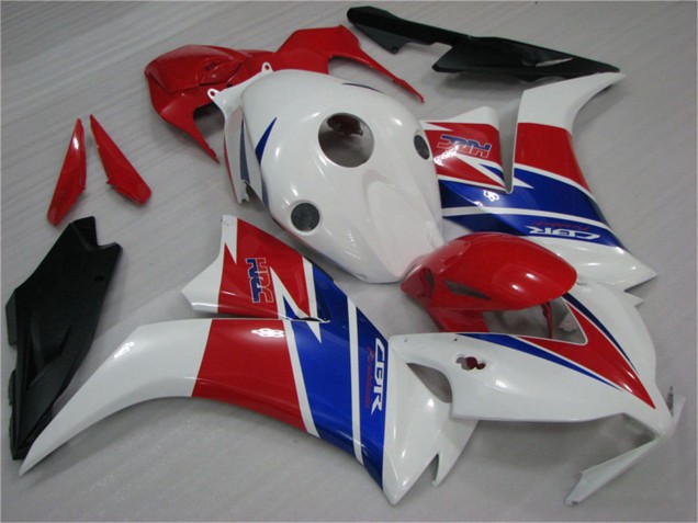 Carenagens Moto Honda CBR1000RR 2012-2016 - Branco Vermelho Azul Preto Fosco