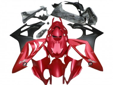 Carenagem Moto BMW S1000RR 2009-2014 - Vermelho Preto Fosco