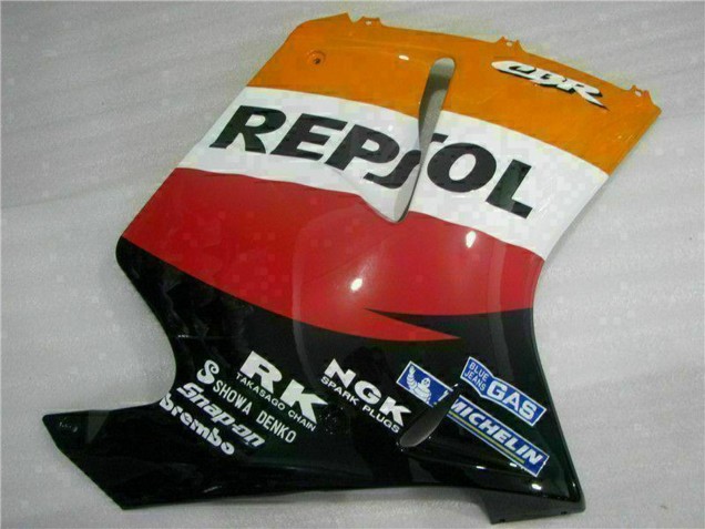Carenagem Moto Honda CBR1100XX Blackbird 1996-2007 - Laranja Branco Vermelho Preto Brilhante Repsol