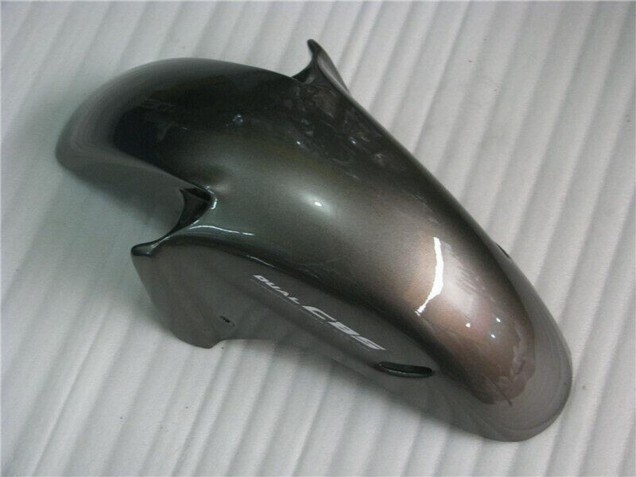 Carenagens Moto Honda CBR1100XX Blackbird 1996-2007 - Preto Brilhante Prata Chama
