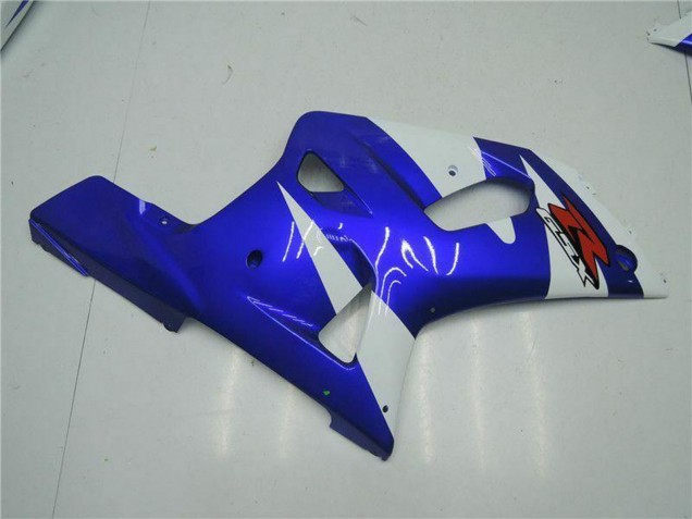 Carenagens Moto Suzuki GSXR 600/750 2001-2003 - Branco Azul Preto